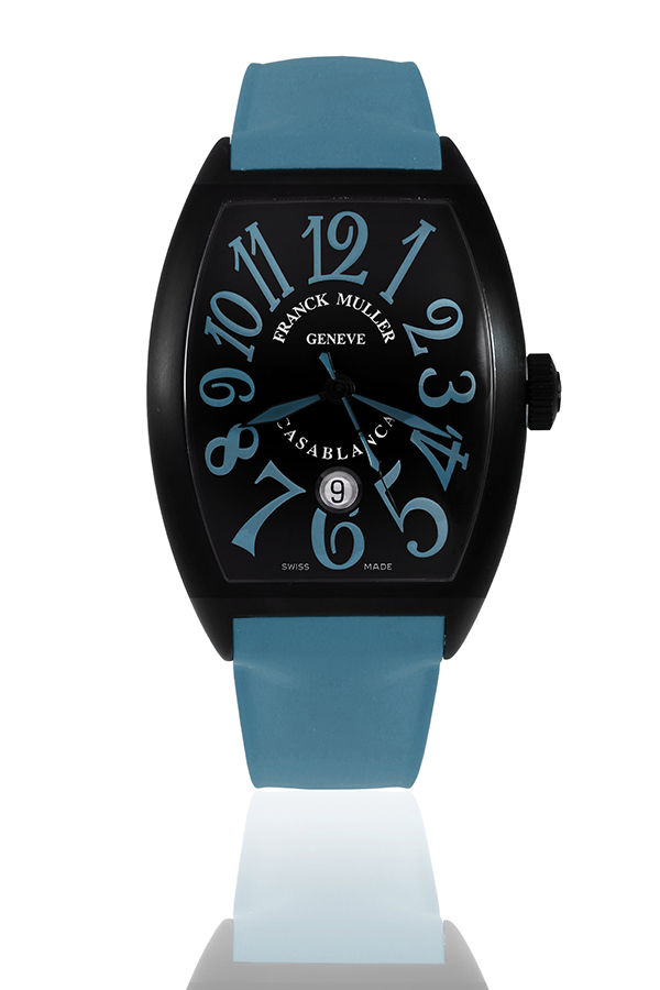 Casablanca藍色時標精鋼腕錶